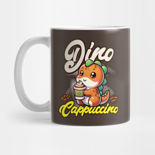 Coffee Time with Dino Cappuccino Mug